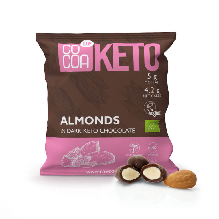 Migdały w czekoladzie keto