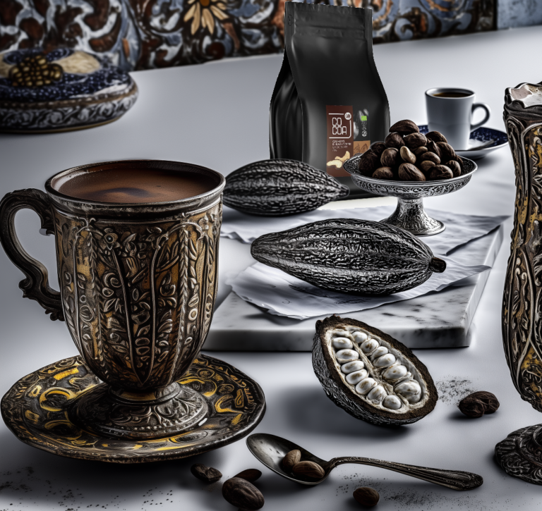 Orzechy nerkowca w ciemnej czekoladzie z kawą