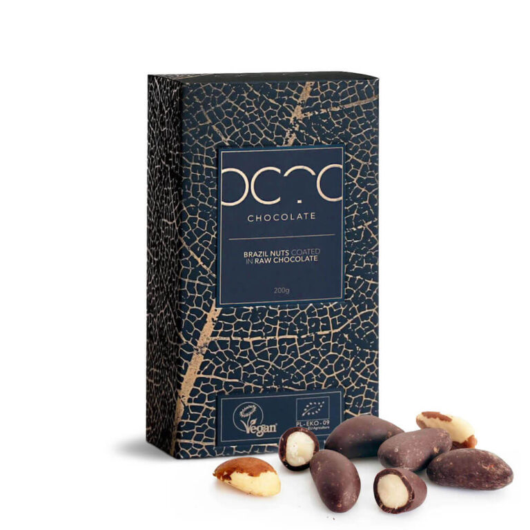 Orzechy brazylijskie w czekoladzie ciemnej octo