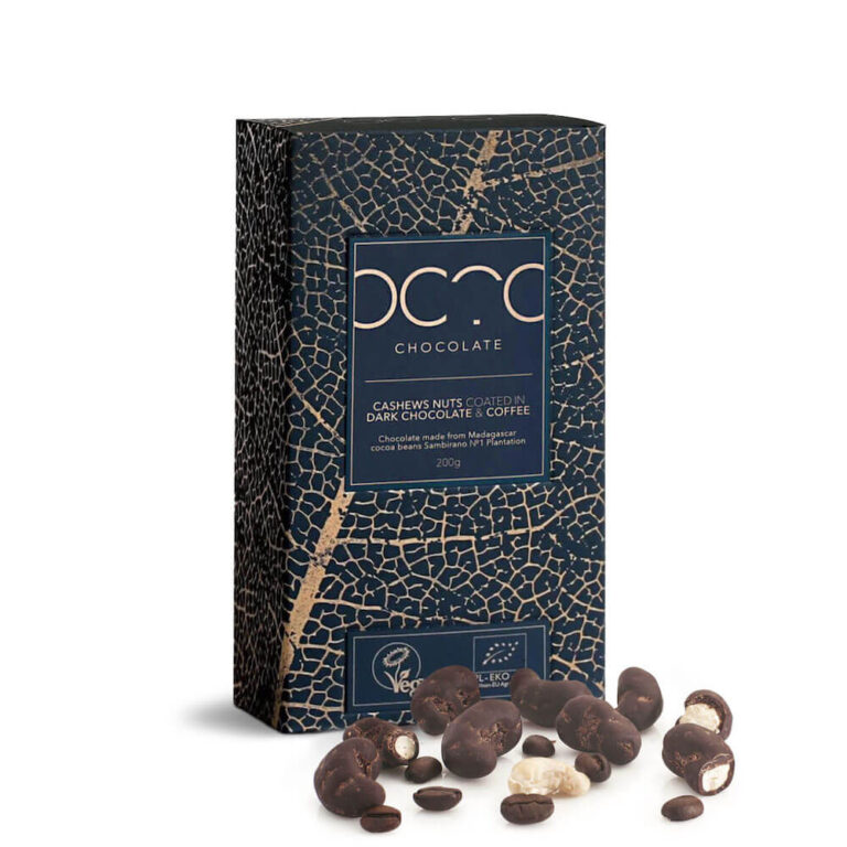 Orzechy nerkowca w czekoladzie ciemnej z kawą octo