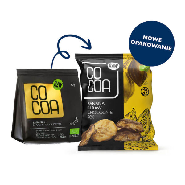 Banany w surowej czekoladzie 70% x7 - obrazek 6