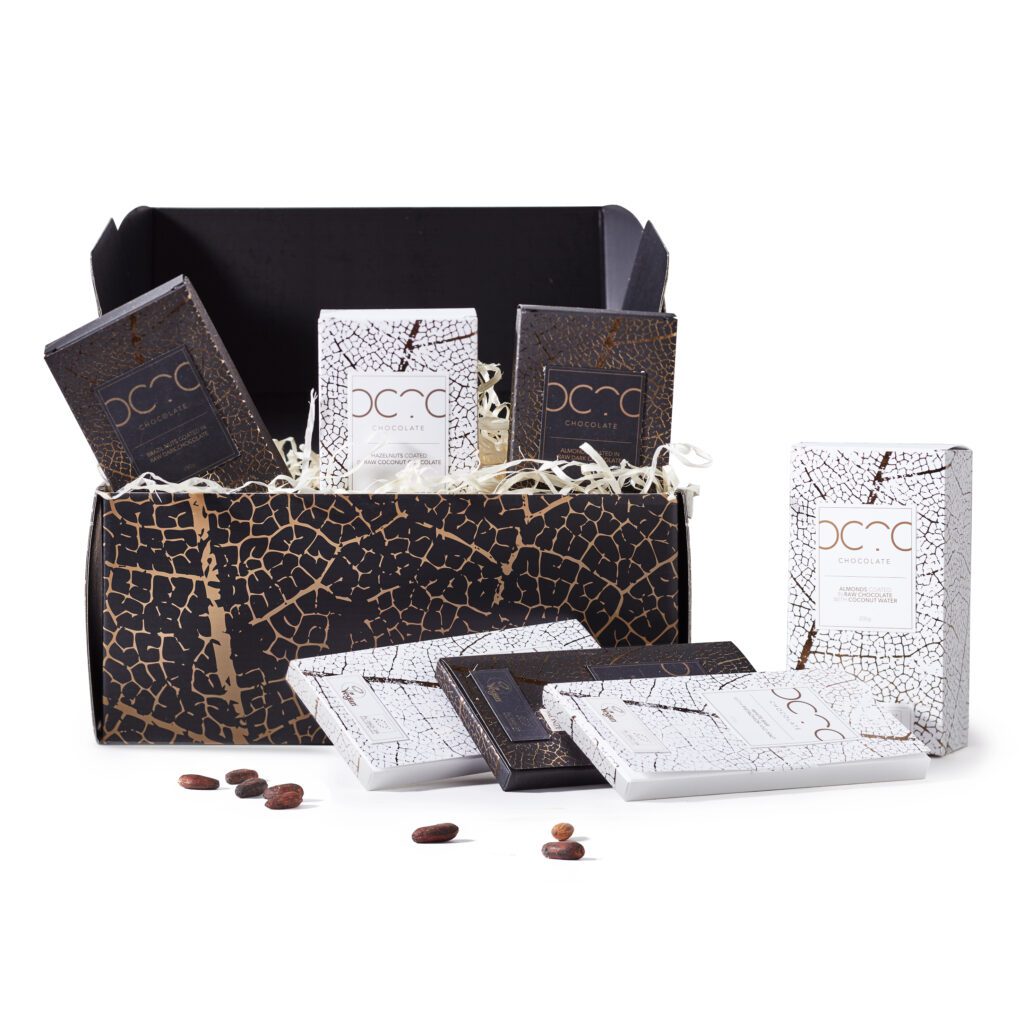 Czekoladowo-orzechowy zestaw prezentowy