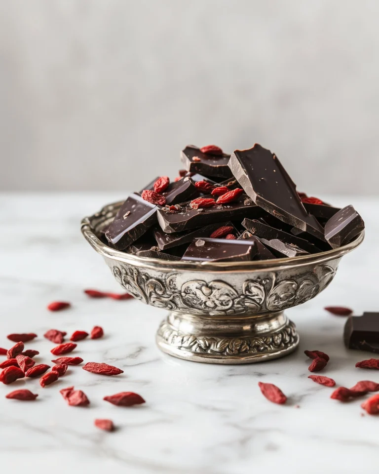 Czekolada z jagodami goji