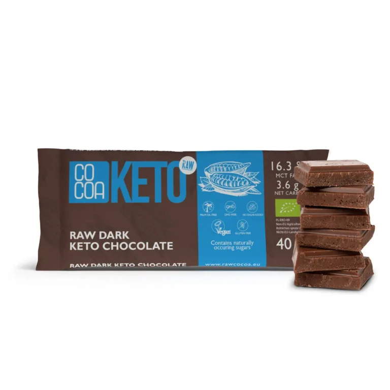 keto czekolada ciemna kostki