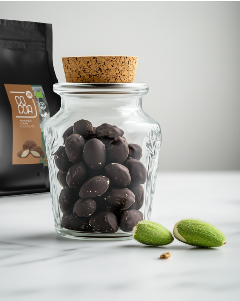 Migdały w czekoladzie vegemilk