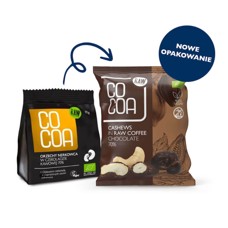 Orzechy nerkowca w czekoladzie kawowej 70%