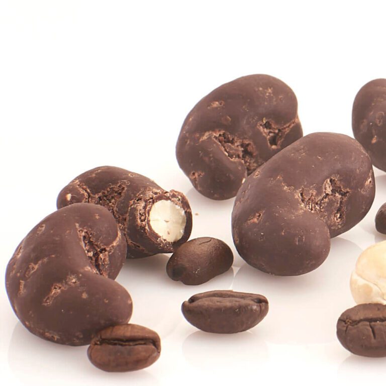 Orzechy nerkowca w czekoladzie kokosowej