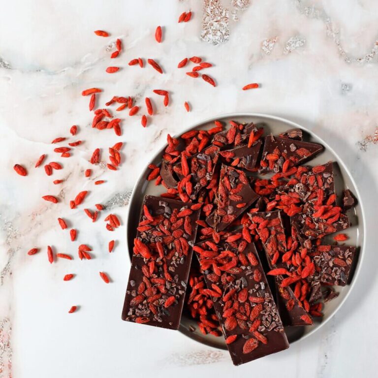 czekolada z jagodami goji