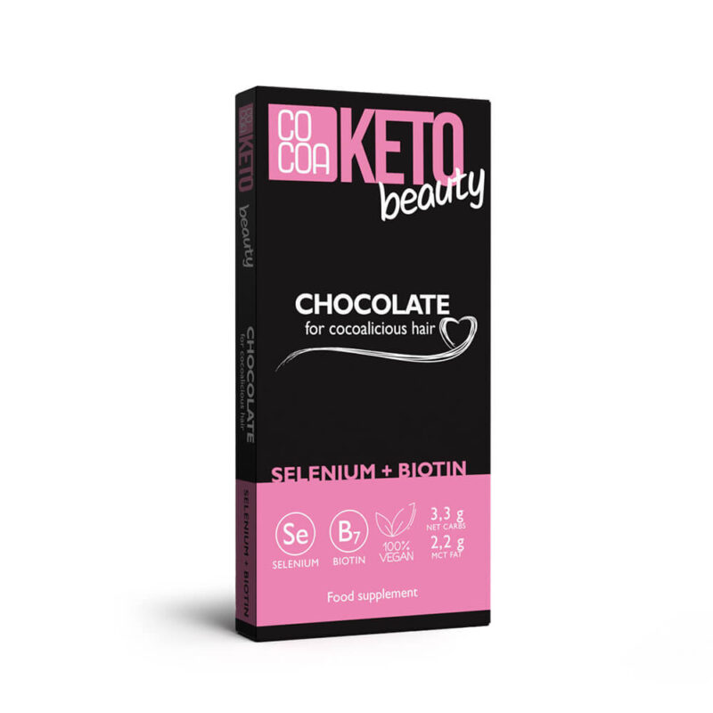 keto czekolada na włosy