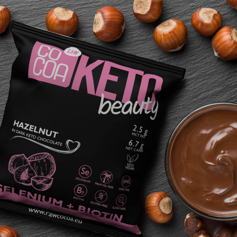 orzechy laskowe w keto czekoladzie orzech