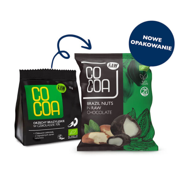 Orzechy brazylijskie w ciemnej czekoladzie 70% - obrazek 5