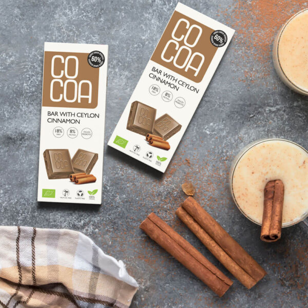 Czekolada biała cynamonowa 60% mniej cukru x10 - obrazek 4