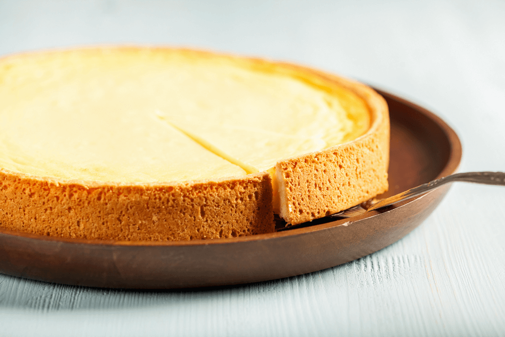 Sernik z palonym masłem