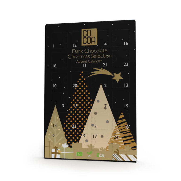 Kalendarz adwentowy czekolada gorzka 70%