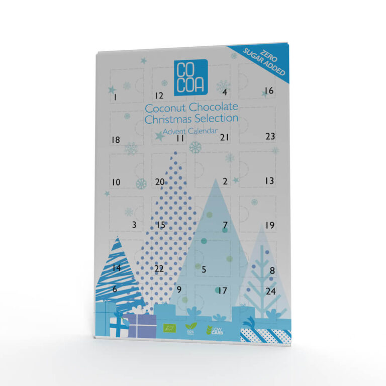 Kalendarz adwentowy czekolada kokosowa 0% added sugar