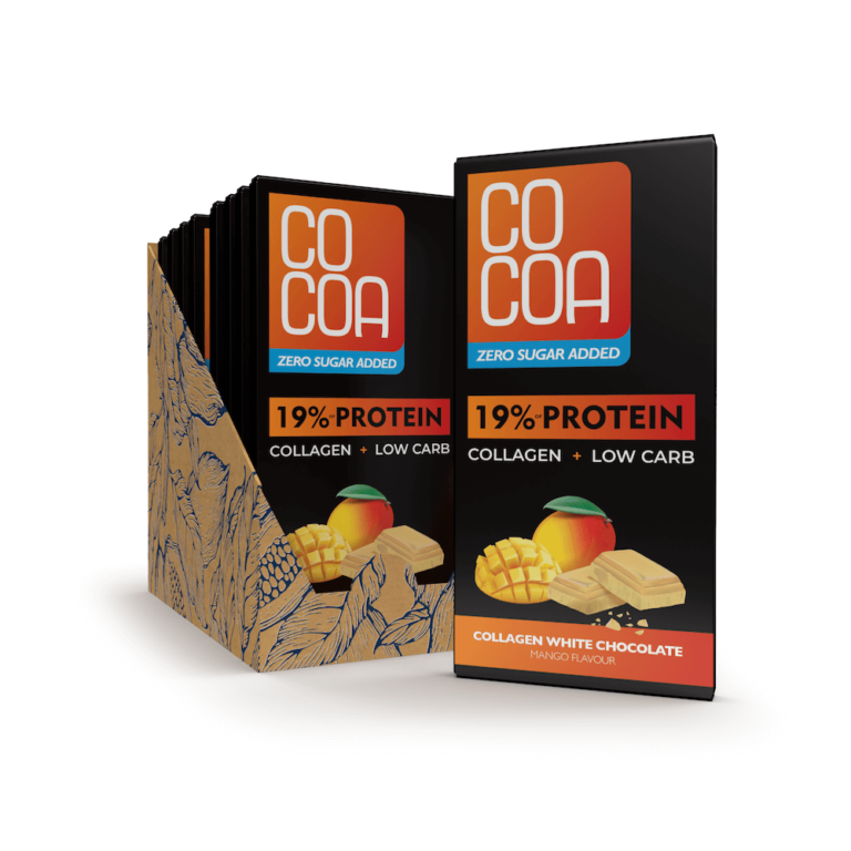 Czekolada proteinowa mango bez cukru 10 sztuk