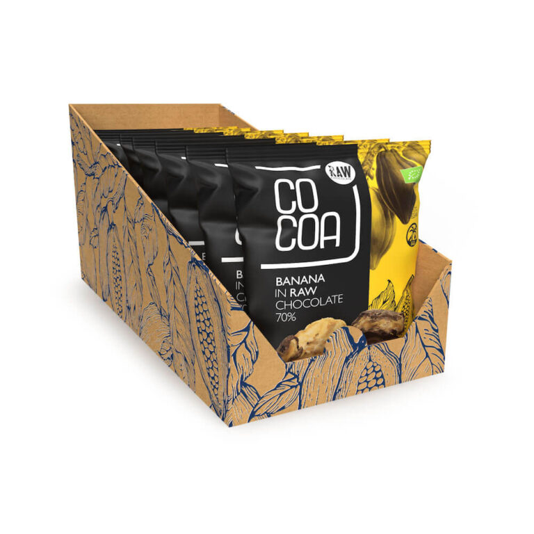 banany w czekoladzie opakowanie zbiorcze 7 sztuk