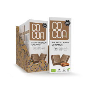 czekolada biała cynamonowa opakowanie zbiorcze 10 sztuk