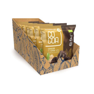 imbir w ciemnej czekoladzie opakowanie zbiorcze 7 sztuk