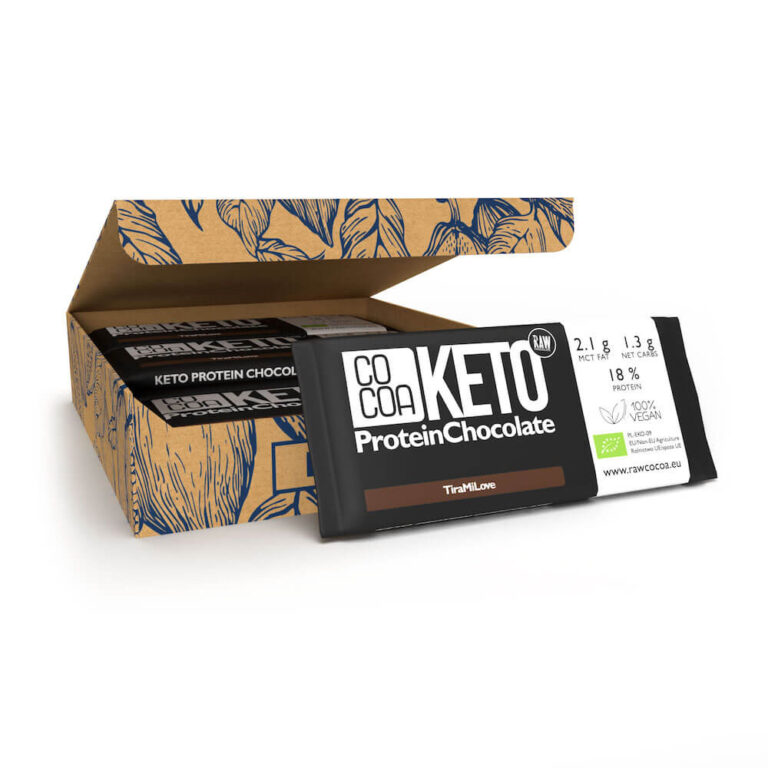 keto czekolada proteinowa tiramilove opakowanie zbiorcze 12 sztuk