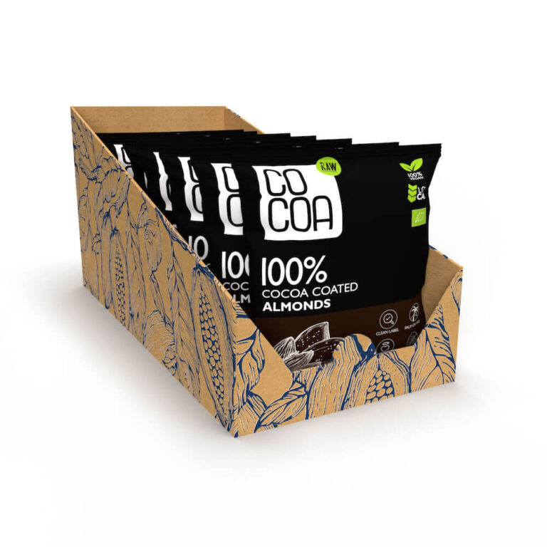 migdały w gorzkiej czekoladzie 100 opakowanie zbiorcze 7 sztuk