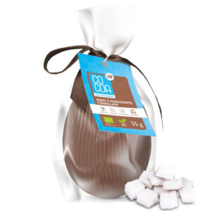 Jajko wielkanocne z czekolady kokosowej bez cukru