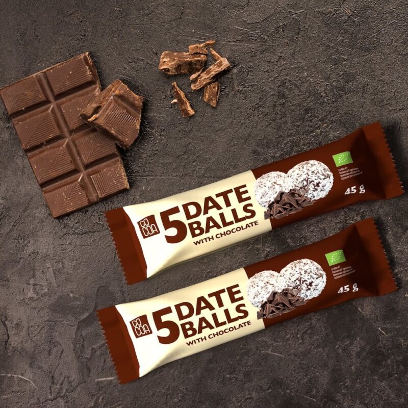 Kulki mocy z czekoladą czekolada