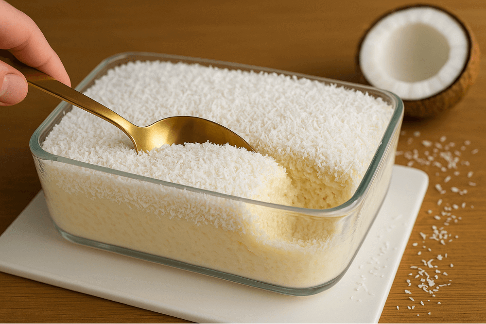 deser z mleka kokosowego