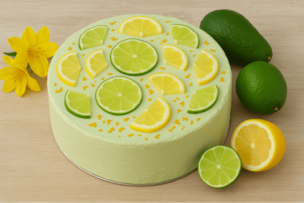 sernik na zimno z awokado