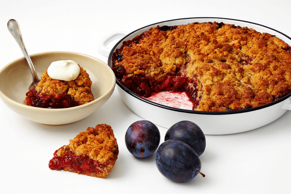 śliwki pod kruszonką