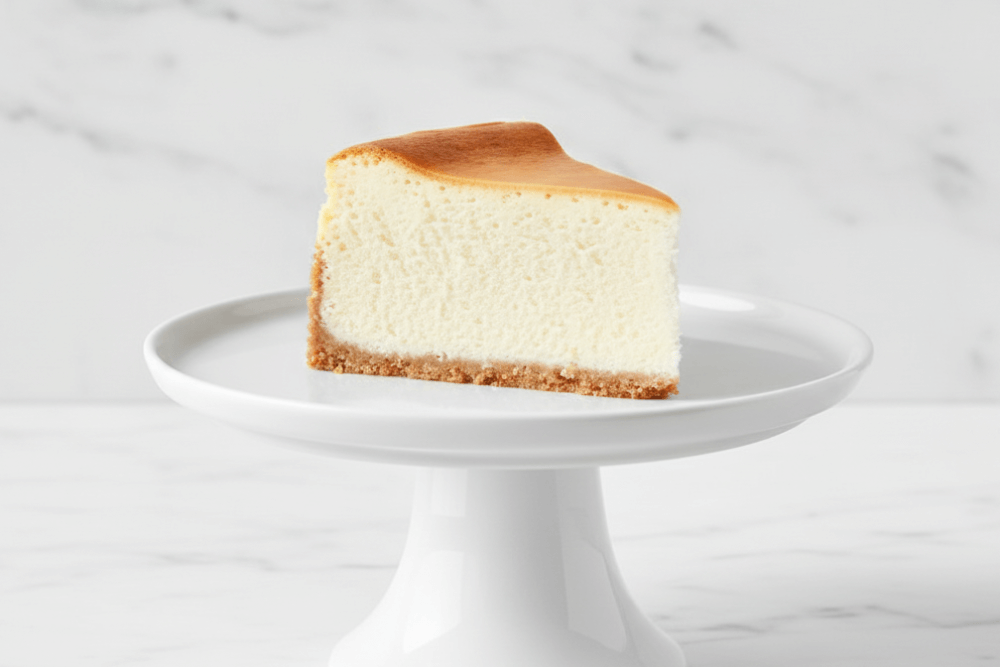 bardzo puszysty sernik z wiaderka