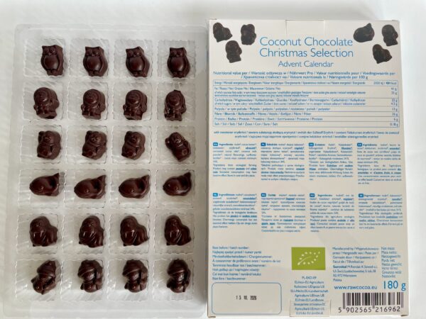 Kalendarz adwentowy czekolada kokosowa 0% added sugar - obrazek 5