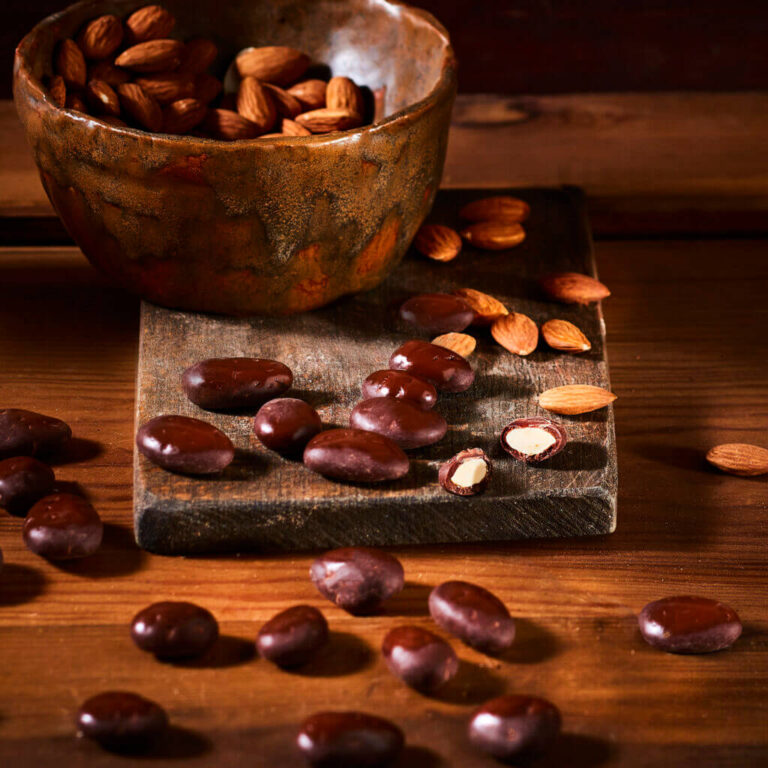 Migdały w czekoladzie vegemilk