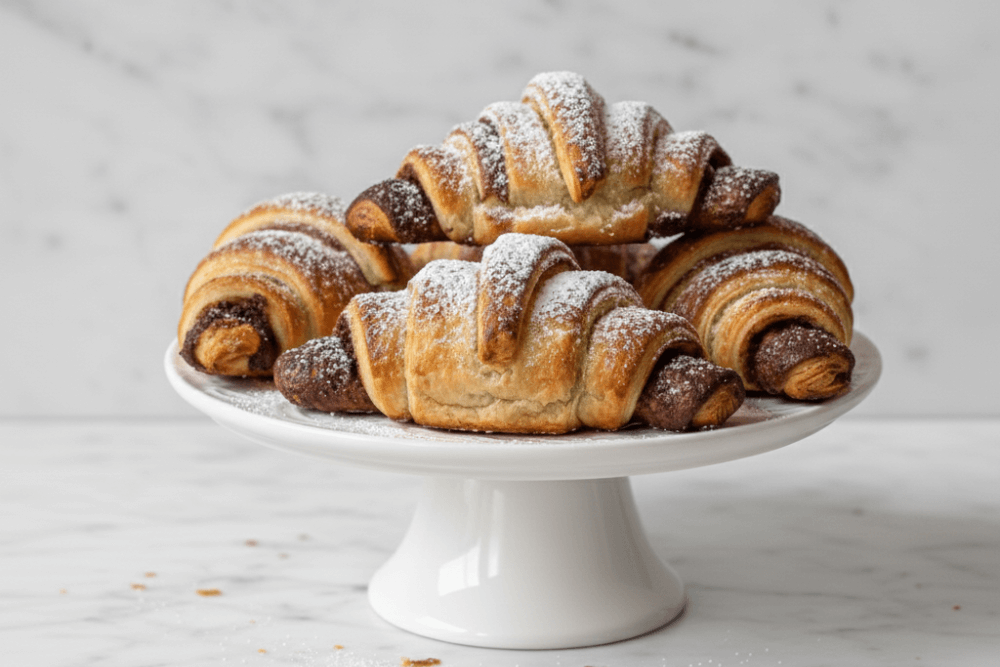 rogaliki z ciasta francuskiego