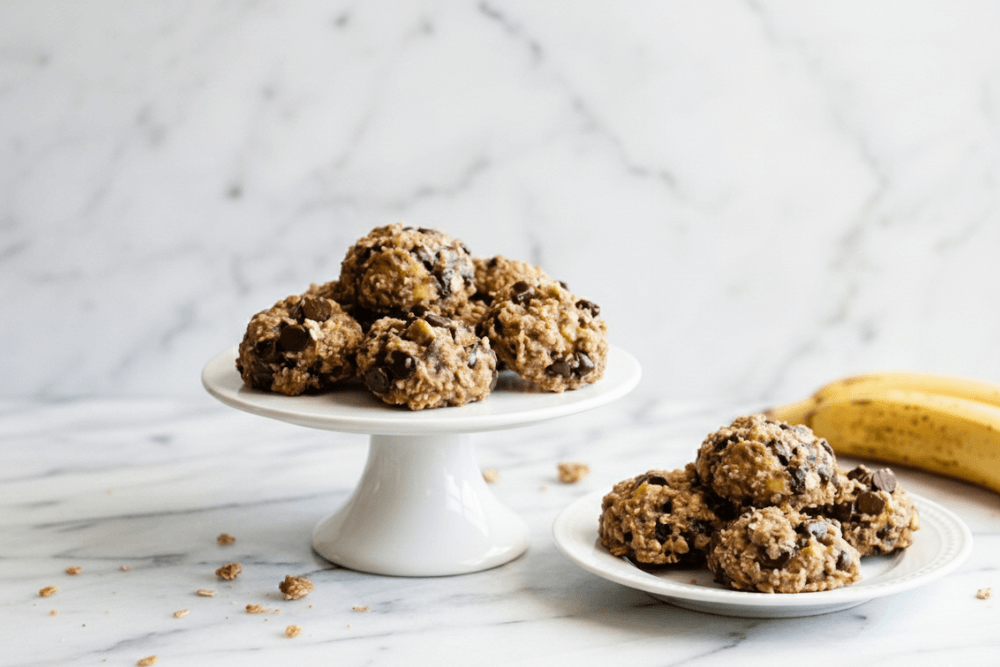 Ciasteczka owsiane z bananem