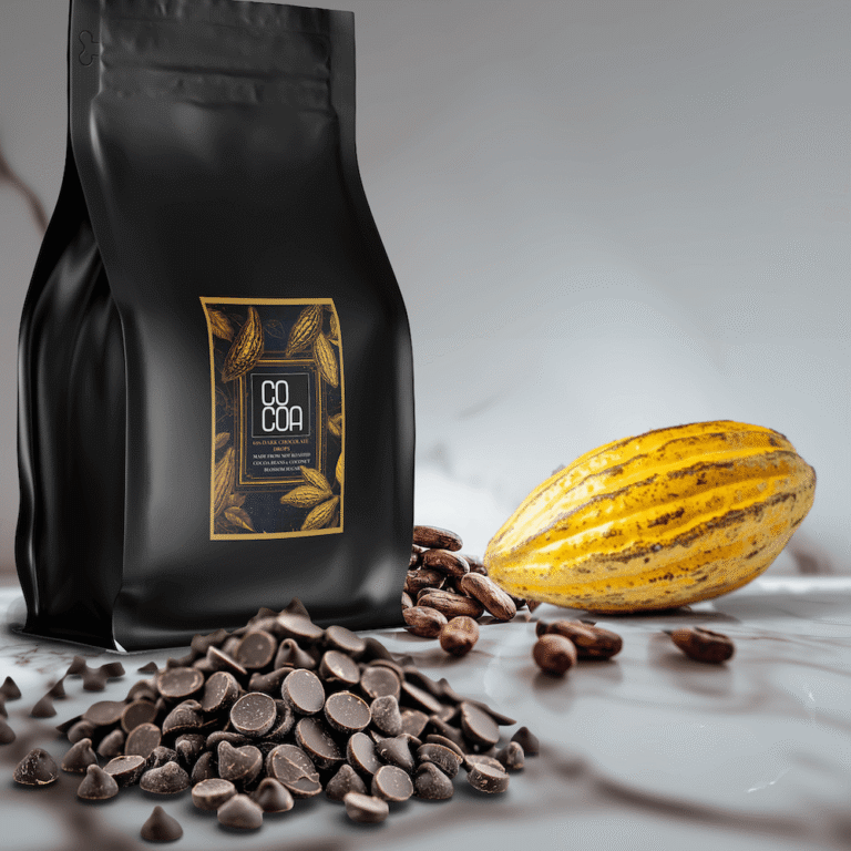 Dropsy czekoladowe - czekolada ciemna 52% BEZ CUKRU