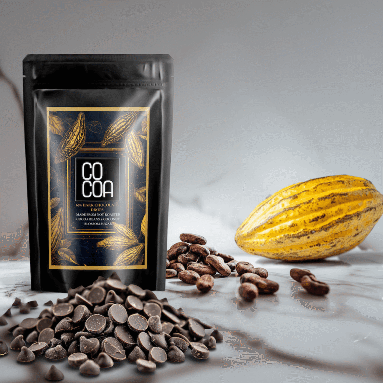 Dropsy czekoladowe - czekolada ciemna 52% BEZ CUKRU