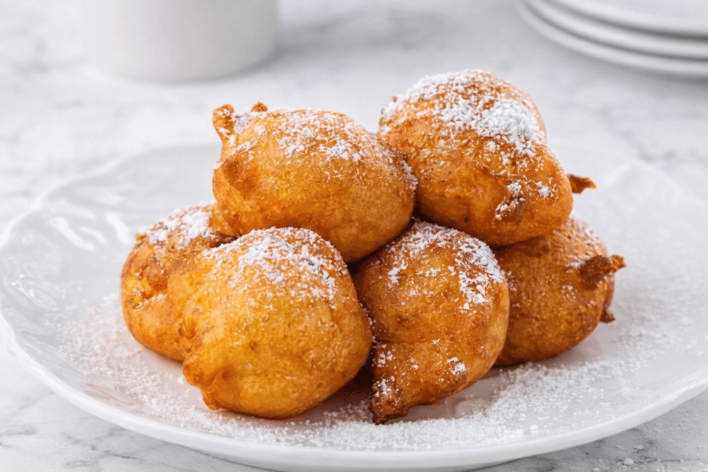 pączki serowe kładzione łyżką