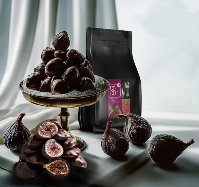 Całe figi w ciemnej czekoladzie 65%