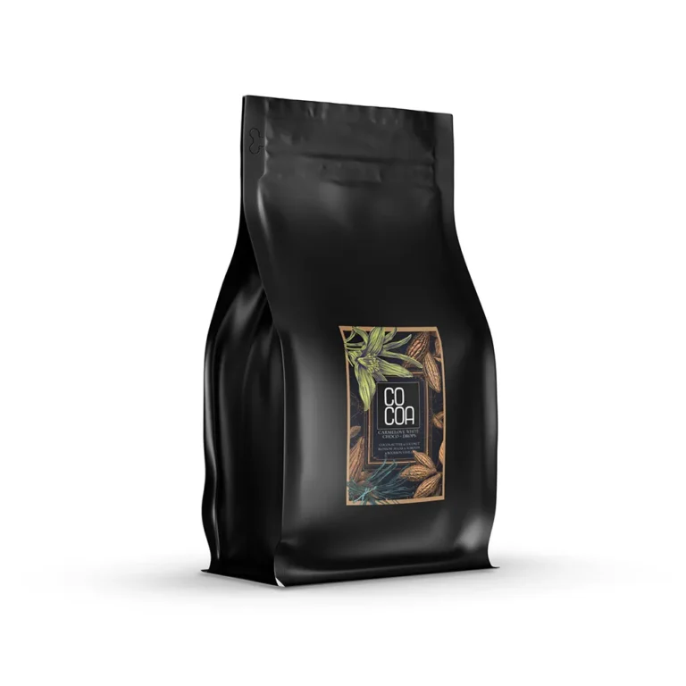 Dropsy czekoladowe – czekolada biała carmelova