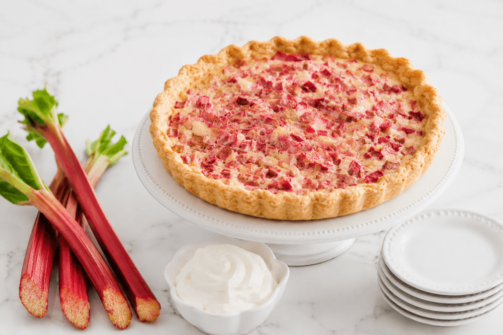 Tarta z rabarbarem