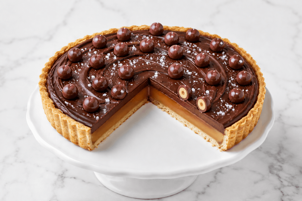 Tarta z czekoladą milionera na słono