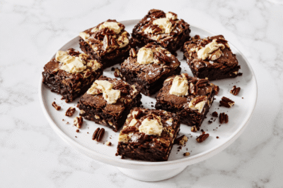 brownie z białej czekolady