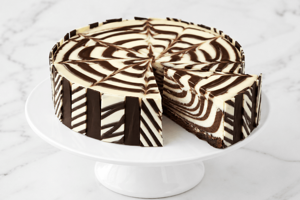ciasto zebra czekoladowa