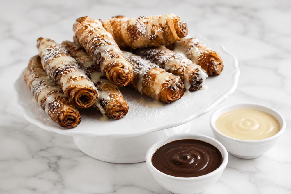 Churros z papieru ryżowego