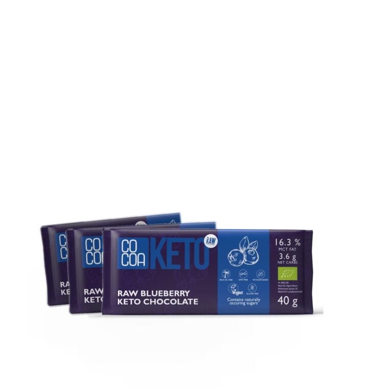 Keto czekolada ciemna jagodowa x3 (3x40g)