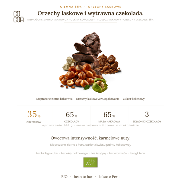 Orzechy laskowe w czekoladzie surowej - obrazek 4