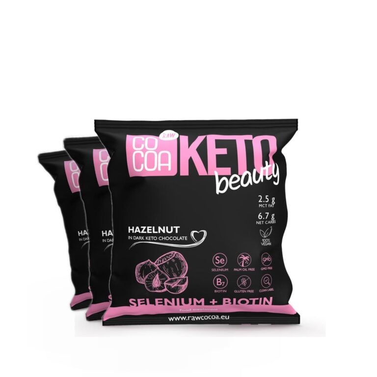 Orzechy laskowe w keto czekoladzie na włosy x3 (3x70g)