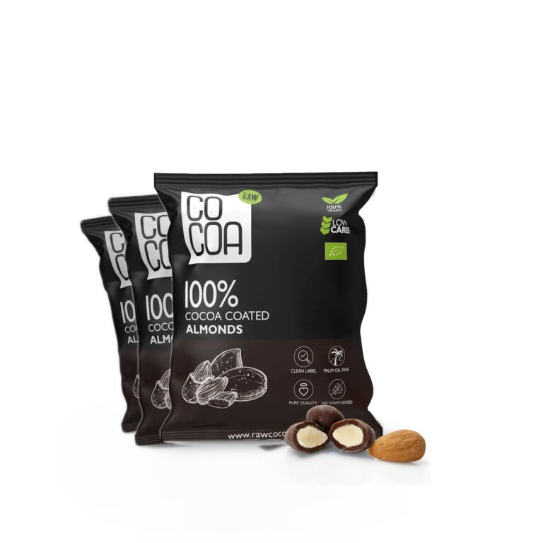 Migdały w gorzkiej czekoladzie 100% x3 (3x70g)