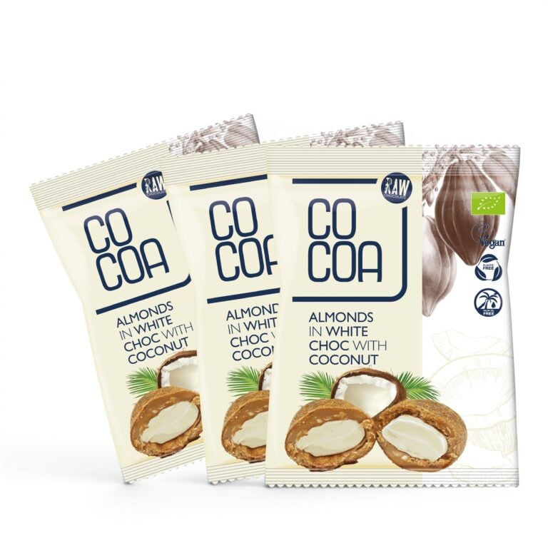 Migdały w białej czekoladzie kokosowej x3 (3x70g)